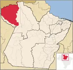 Location of Oriximiná