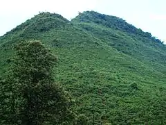 Hills near the college