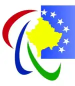 Paralympic Committee of Kosovo logo