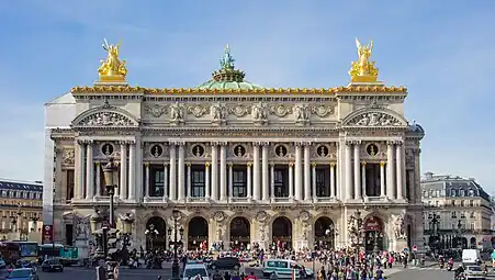 Beaux-Arts - Exterior of the Palais Garnier, Paris, by Charles Garnier, 1860–1875