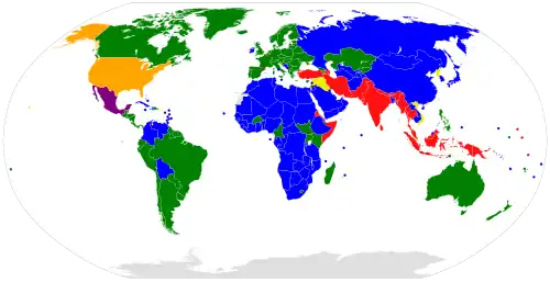 A political map of the world