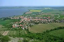 Outlook from Děvín summit to Pavlov village