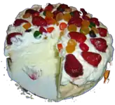 A Pavlova is a meringue-based dessert and an icon of Australian and New Zealand cuisine.