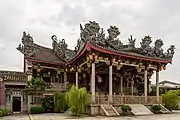 Leong San Tong Khoo Kongsi is located Penang, Malaysia and is the country's largest Hokkien clanhouse.