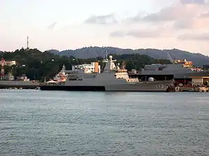 KD Perak at Boustead Naval Shipyard before the handing over to the Royal Malaysian Navy.