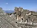 Perge theatre and mountain