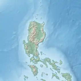 Map showing the location of Kalbario–Patapat Natural Park