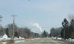 Looking north at Pickett on WIS 44