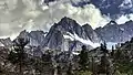 Picture Peak (centered), Clyde Spires to left.