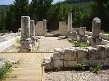 Ancient synagogue in upper Galilee