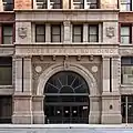 The old Pioneer Press Building main entrance in downtown St. Paul