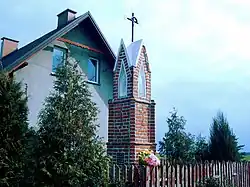 Wayside shrine in the village center