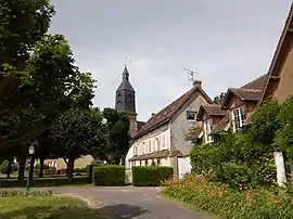 The church in Tremblay-les-Villages