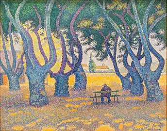 Place des Lices, St. Tropez by Paul Signac, 1893