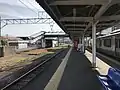 A view of platforms 2 (right) and 3. Further to the left are the sidings and the west exit of the East-West Free Passage.