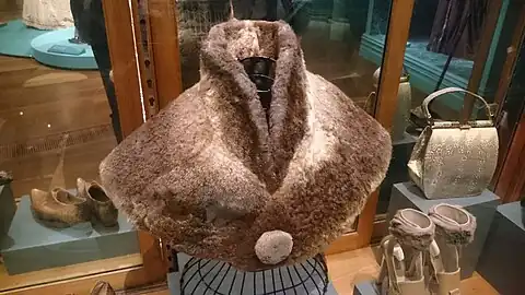 platypus fur cape made in 1890, now in the National Gallery of Victoria