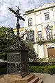 Plaza de Santa Cruz. Detail of the Cruz de la Cerrajería ("Locksmith's Cross").