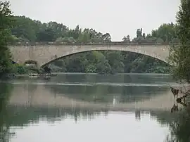 Bridge across the Rhône at Les Avenières