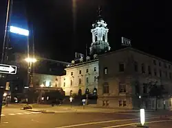 Portland City Hall at night in September 2011.