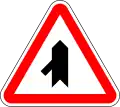 Merging traffic on left