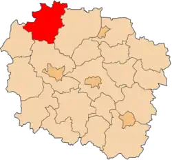 Location within the voivodeship