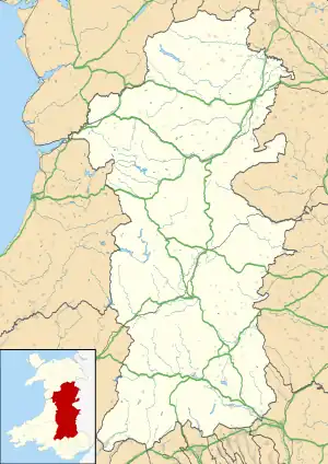 Llangunllo is located in Powys