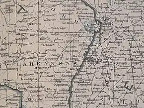 Map of Arkansas