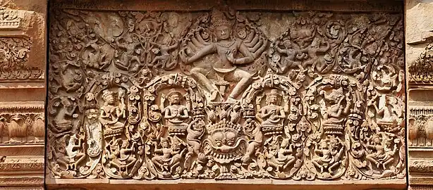 Khmer relief, 12th-century, Angkor Wat