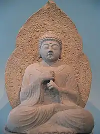 Buddhist sculpture Silla dynasty, 9th century, Korean