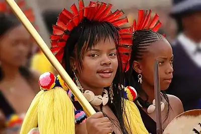 Image 8EswatiniPhotograph credit: Amada44Eswatini, formerly known as Swaziland, is a landlocked country in Southern Africa. The government is an absolute monarchy, the last of its kind in Africa, and the country has been ruled by King Mswati III since 1986. One of the country's important cultural events is Umhlanga, the reed-dance festival, held in August or September each year. This photograph shows Princess Sikhanyiso Dlamini, the eldest daughter of Mswati III, at the 2006 festival.More selected pictures