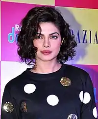 A picture of Priyanka Chopra looking towards the camera