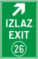 Exit sign