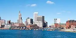 The skyline of Providence, Rhode Island