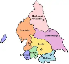 The Diocese of Hexham and Newcastle within the Province of Liverpool