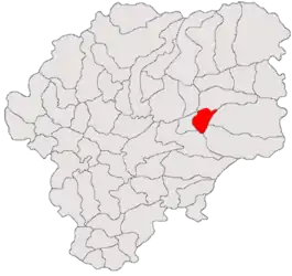 Location in Bistrița-Năsăud County