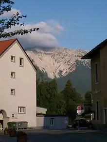 View to mountain Schneeberg