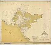 Nautical chart of Puerto Galera's harbor (1917)