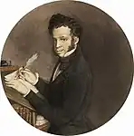 1899 portrait of Pushkin by Konstantin Somov