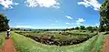 Panoramic view of Pu'u o Mahuka Heiau