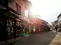 Bazaar of Peja closed on a Sunday