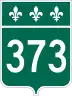 Route 373 marker