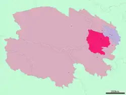 Location of Hainan Prefecture in Qinghai