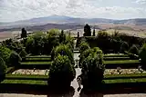 Palazzo garden and hillside