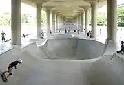 Rålis Skatepark under "Lilla Västerbron"