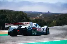 Rear view of Jaguar XJR-10