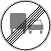 3.23 End of the zone prohibiting overtaking RU trucks