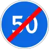 4.8 End of the minimum speed limit zone