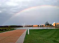 Rainbow at St. Charles Community College in Cottleville, October 2011