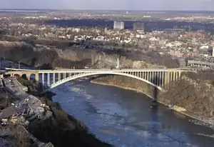 Rainbow Bridge in Niagara Falls USA/CAN