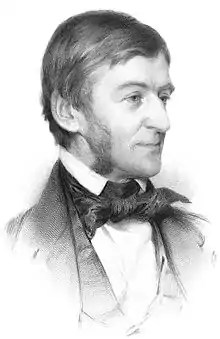 Portrait of Ralph Waldo Emerson by Sam W. Rowse; engraving by Schoff